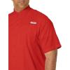 imageColumbia Mens PFG Tamiami II Short Sleeve ShirtRed Spark