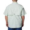 imageColumbia Mens PFG Super Bahama Short Sleeve Shirt Breathable UV ProtectionKey West Gingham Grid