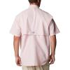 imageColumbia Mens PFG Super Bahama Short Sleeve Shirt Breathable UV ProtectionSorbet Micro Check