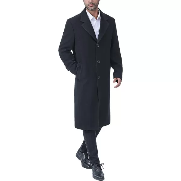 BGSD Men Hart Wool Blend Full Length Dress Coat  Regular Big amp Tall and ShortBlack