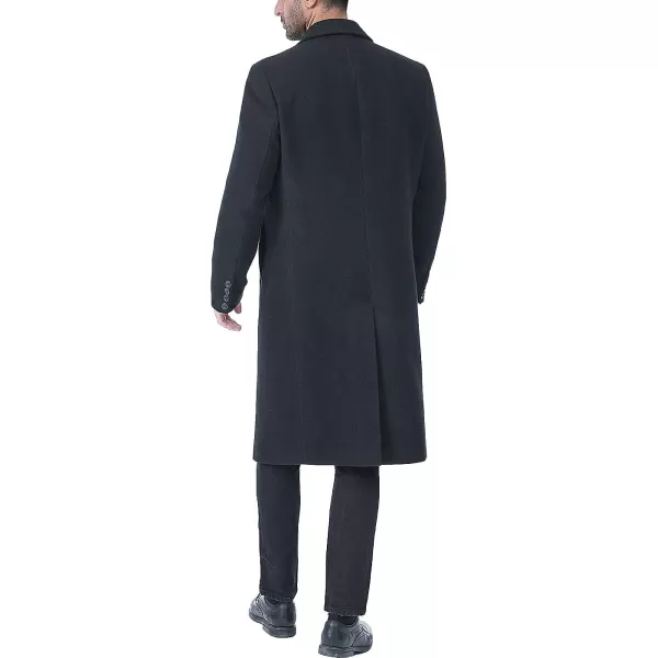 BGSD Men Hart Wool Blend Full Length Dress Coat  Regular Big amp Tall and ShortBlack