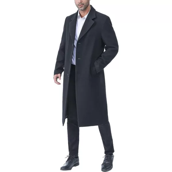 BGSD Men Hart Wool Blend Full Length Dress Coat  Regular Big amp Tall and ShortBlack