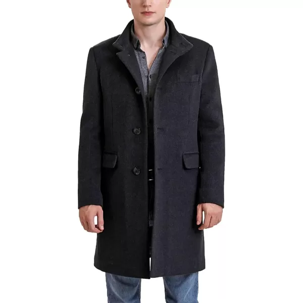 BGSD Men Jacob Cashmere Wool Blend Top Coat  Regular and Big amp TallBGSD Men Jacob Cashmere Wool Blend Top Coat  Regular and Big amp Tall