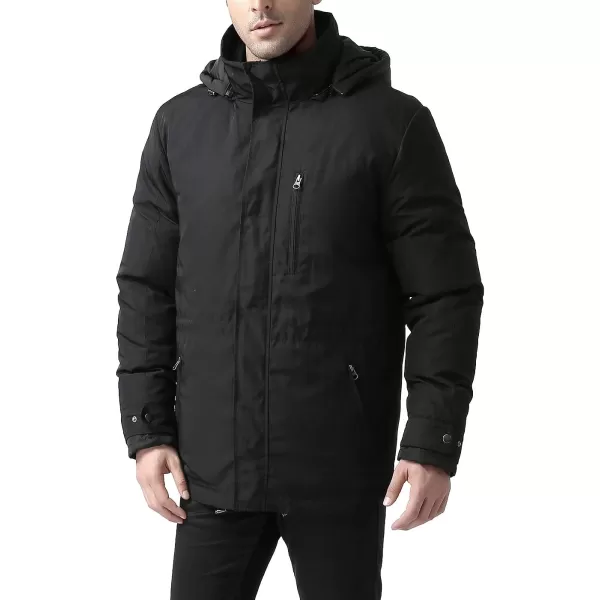 BGSD Men James 3in1 Waterproof Down Parka Winter CoatBlack