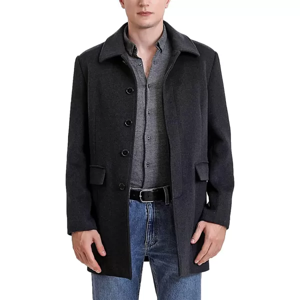 BGSD Men Michael Cashmere Wool Blend Car Coat  Regular and Big amp TallBGSD Men Michael Cashmere Wool Blend Car Coat  Regular and Big amp Tall