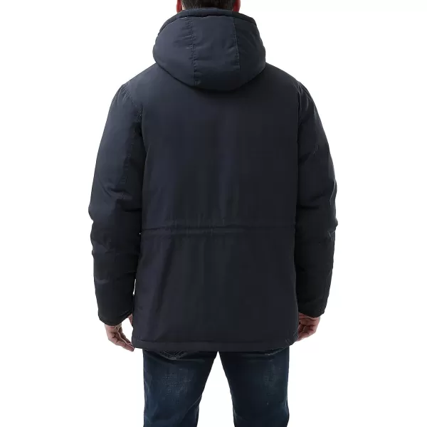 BGSD Men Tommy Hooded Waterproof Down Parka Winter Coat  Regular amp TallNavy