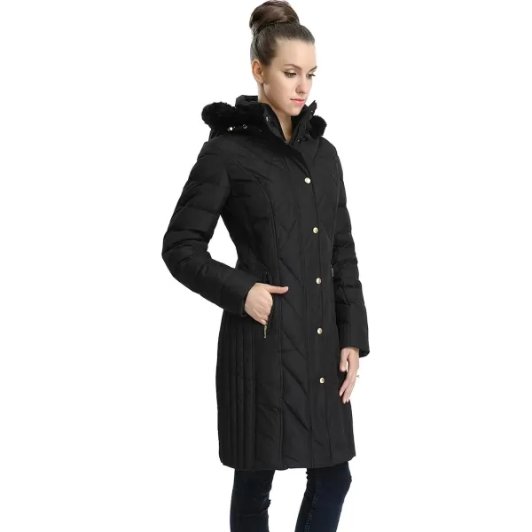 BGSD Women Addi Waterproof Hooded Long Down Parka Coat Novelty Winter Jacket  Regular amp Plus SizeBlack