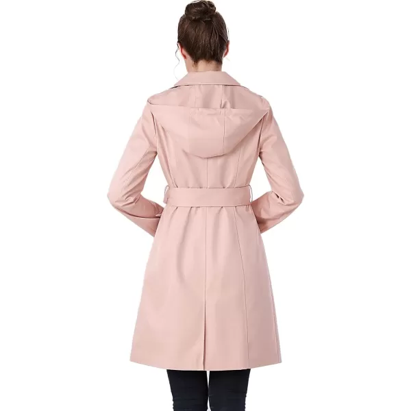 BGSD Women Aleah Waterproof Hooded Trench Coat  Regular amp Plus SizeBlush