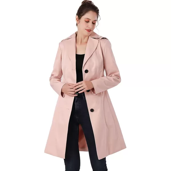 BGSD Women Aleah Waterproof Hooded Trench Coat  Regular amp Plus SizeBlush