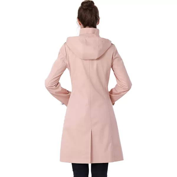 BGSD Women Amari Waterproof Hooded Trench Coat  Regular amp Plus SizeBlush