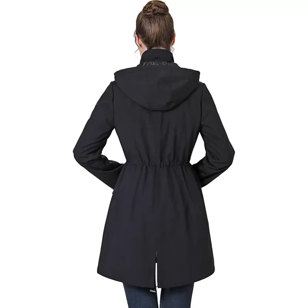 BGSD Women Amelia Waterproof Hooded Parka Coat with Removable Liner  Regular amp Plus SizeBlack