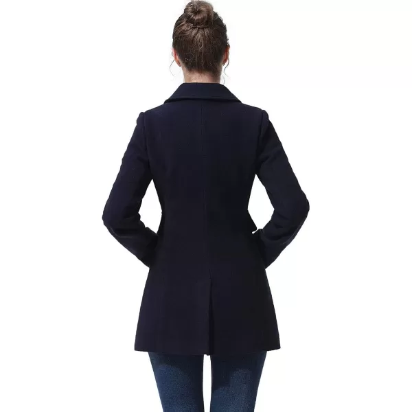 BGSD Women Amy Toggle Wool Coat Regular amp Plus Size amp PetiteBlack