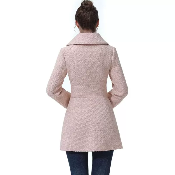 BGSD Women Ana Boucle Wool Walking Coat Regular amp Plus Size amp PetiteBlush