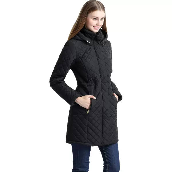 BGSD Women Angela Waterproof Quilted Parka Coat Novelty Winter Jacket  Regular amp Plus SizeBlack