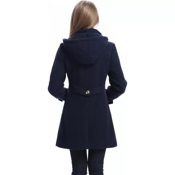 BGSD Women Daisy Wool Toggle Coat Regular amp Plus Size amp PetiteNavy