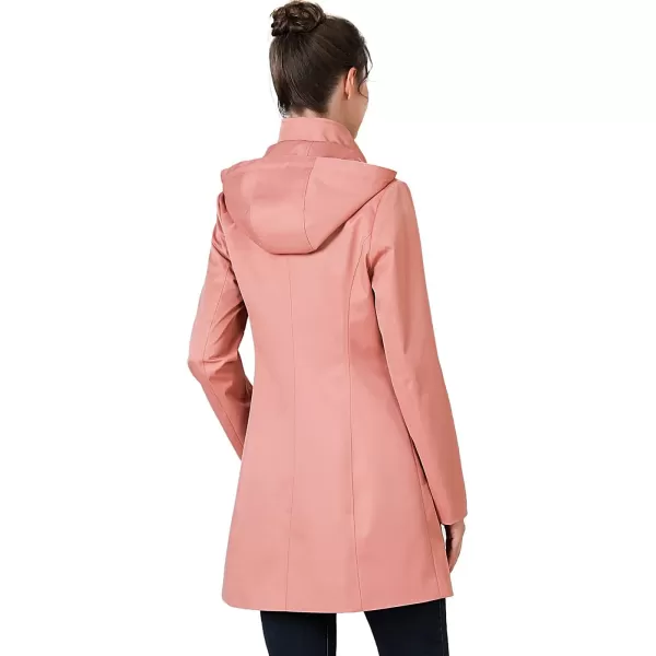 BGSD Women Easton Waterproof Hooded Anorak Rain Jacket  Regular amp Plus SizeGuava