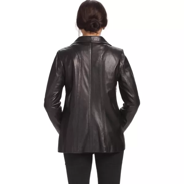 BGSD Women Evelyn Lambskin Leather Jacket Regular amp Plus Size amp PetiteBlack