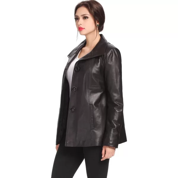 BGSD Women Evelyn Lambskin Leather Jacket Regular amp Plus Size amp PetiteBlack