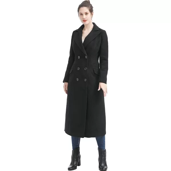 BGSD Women Fay Wool Walking Coat Regular amp Plus Size amp PetiteBlack