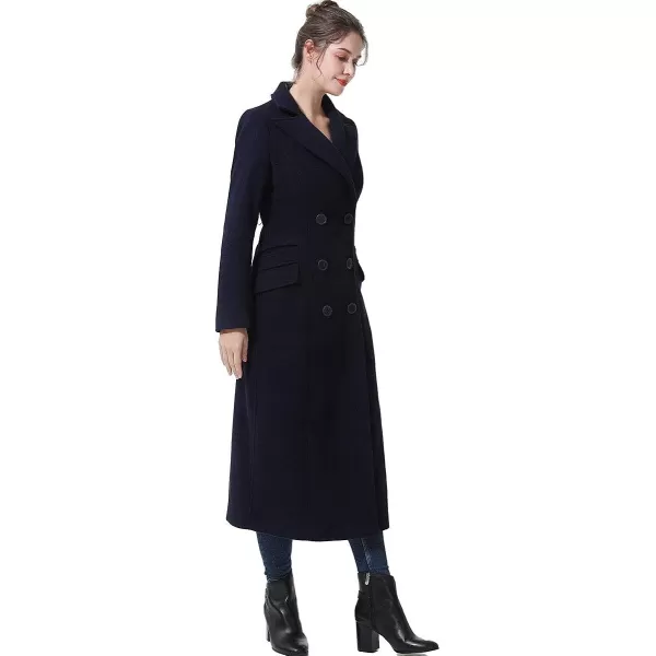 BGSD Women Fay Wool Walking Coat Regular amp Plus Size amp PetiteNavy