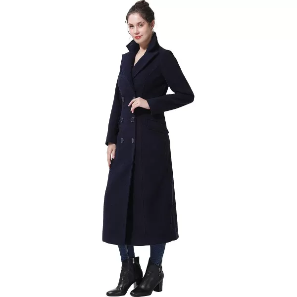 BGSD Women Fay Wool Walking Coat Regular amp Plus Size amp PetiteNavy