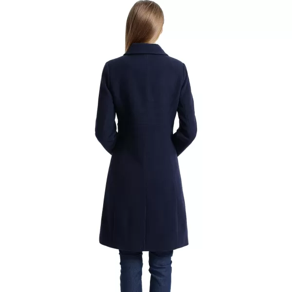 BGSD Women Heather Wool Walking Coat Regular amp Plus Size amp PetiteNavy