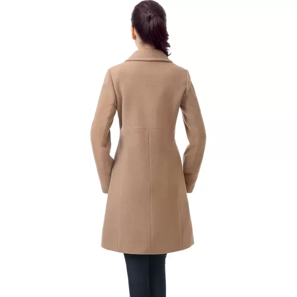 BGSD Women Joan Wool Walking Coat Regular amp Plus Size amp PetiteCamel