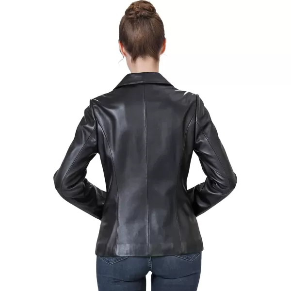 BGSD Women Lucy Lambskin Leather Jacket Regular amp Plus Size amp PetiteBlack