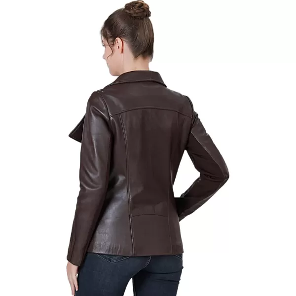 BGSD Women Mara Lambskin Leather Jacket Regular amp Plus Size amp PetiteEspresso