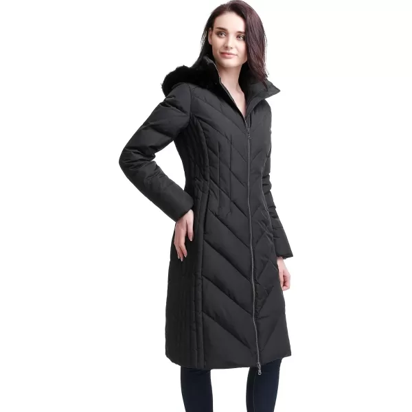 BGSD Women Marlene Waterproof Hooded Long Down Coat Novelty Winter Jacket  Regular amp Plus SizeBlack