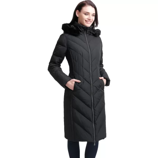 BGSD Women Marlene Waterproof Hooded Long Down Coat Novelty Winter Jacket  Regular amp Plus SizeBlack