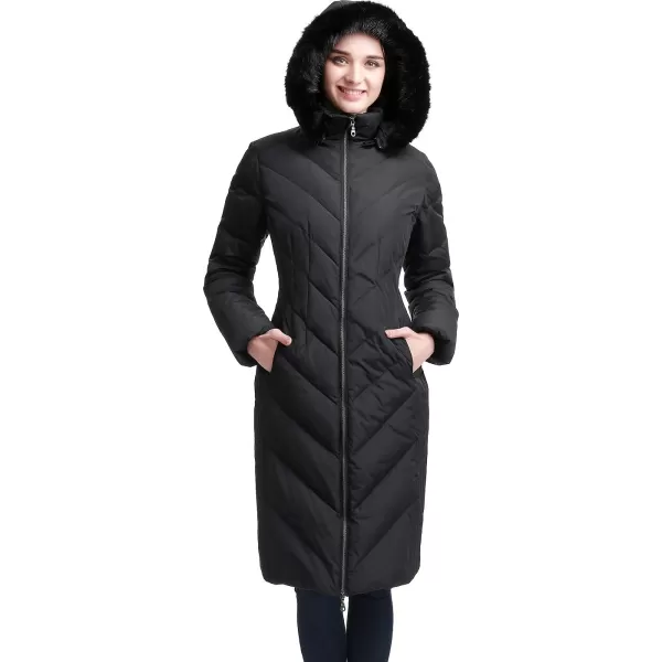 BGSD Women Marlene Waterproof Hooded Long Down Coat Novelty Winter Jacket  Regular amp Plus SizeBlack