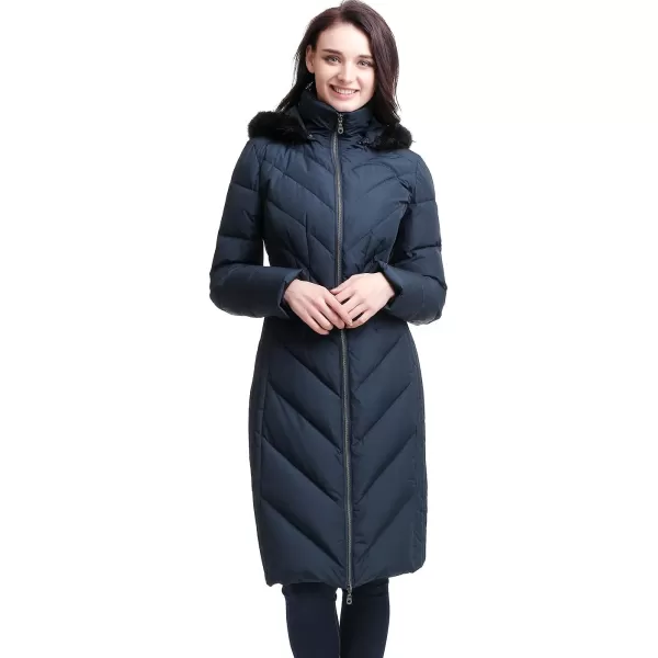 BGSD Women Marlene Waterproof Hooded Long Down Coat Novelty Winter Jacket  Regular amp Plus SizeNavy