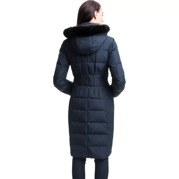 BGSD Women Marlene Waterproof Hooded Long Down Coat Novelty Winter Jacket  Regular amp Plus SizeNavy