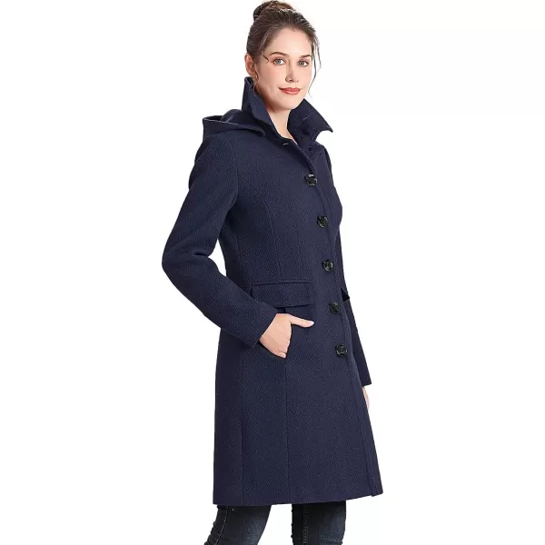 BGSD Women Mea Wool Walker Coat Regular amp Plus Size amp PetiteNavy