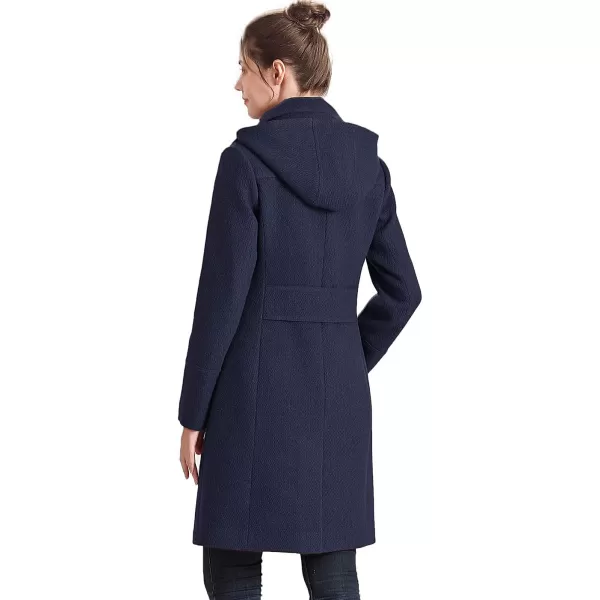 BGSD Women Mea Wool Walker Coat Regular amp Plus Size amp PetiteNavy