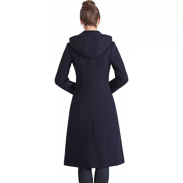 BGSD Women Ren Wool Stand Collar Walker Coat Regular amp Plus Size amp PetiteNavy