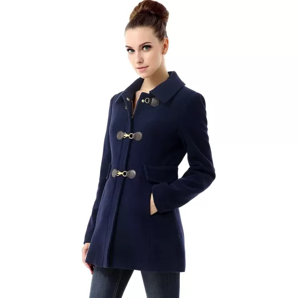 BGSD Women Rory Wool Toggle Coat Regular amp Plus SizeNavy