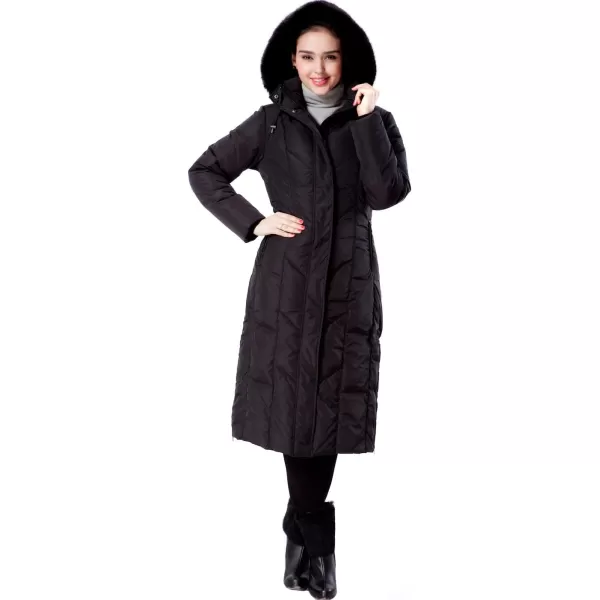 BGSD Women Tisha Waterproof Hooded Long Down Parka Coat Novelty Winter Jacket  Regular amp Plus SizeBlack