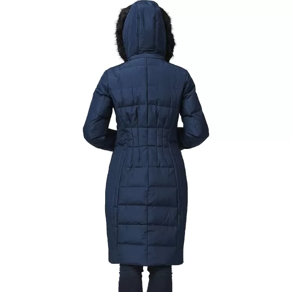 BGSD Women Waterproof Hooded Long Down Coat Novelty Winter Jacket  Regular amp Plus SizeNavy