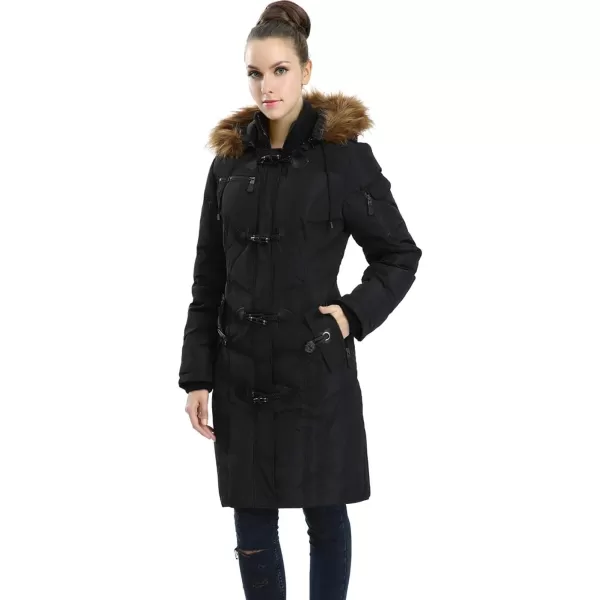 BGSD Women Waterproof Quilted Down Toggle Coat MediumBGSD Women Waterproof Quilted Down Toggle Coat Medium