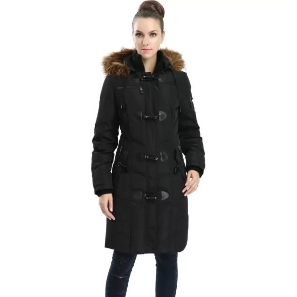 BGSD Women Waterproof Quilted Down Toggle Coat MediumBGSD Women Waterproof Quilted Down Toggle Coat Medium