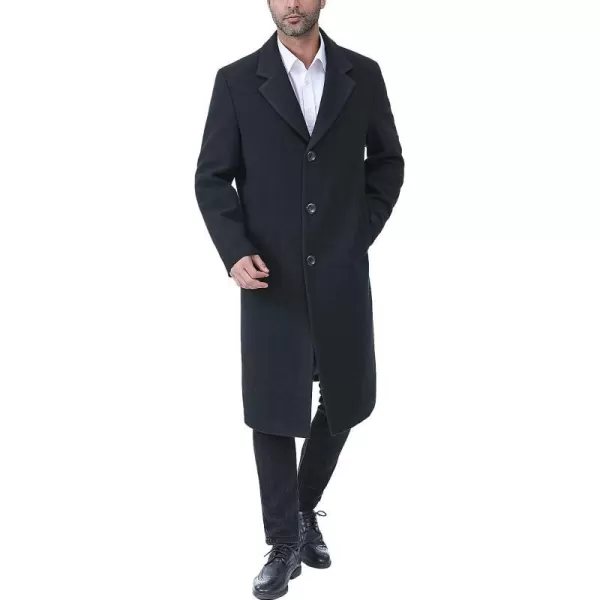 BGSD Men Hart Wool Blend Full Length Dress Coat  Regular Big amp Tall and ShortBlack