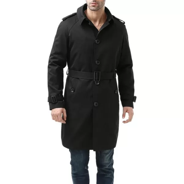 BGSD Mens Waterproof Classic Single Breasted Trench Coat for Men with Removable LinerBGSD Mens Waterproof Classic Single Breasted Trench Coat for Men with Removable Liner