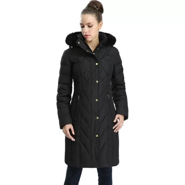 BGSD Women Addi Waterproof Hooded Long Down Parka Coat Novelty Winter Jacket  Regular amp Plus SizeBlack