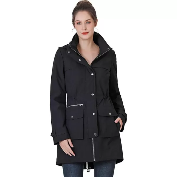 BGSD Women Amelia Waterproof Hooded Parka Coat with Removable Liner  Regular amp Plus SizeBlack