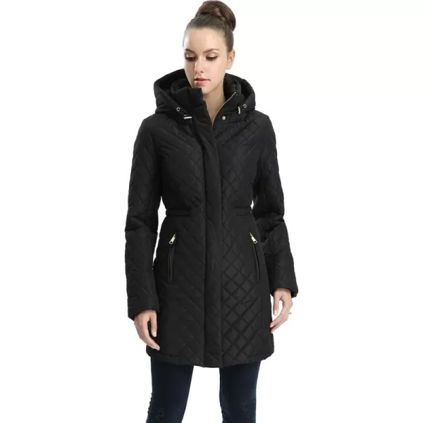 BGSD Women Angela Waterproof Quilted Parka Coat Novelty Winter Jacket  Regular amp Plus SizeBlack