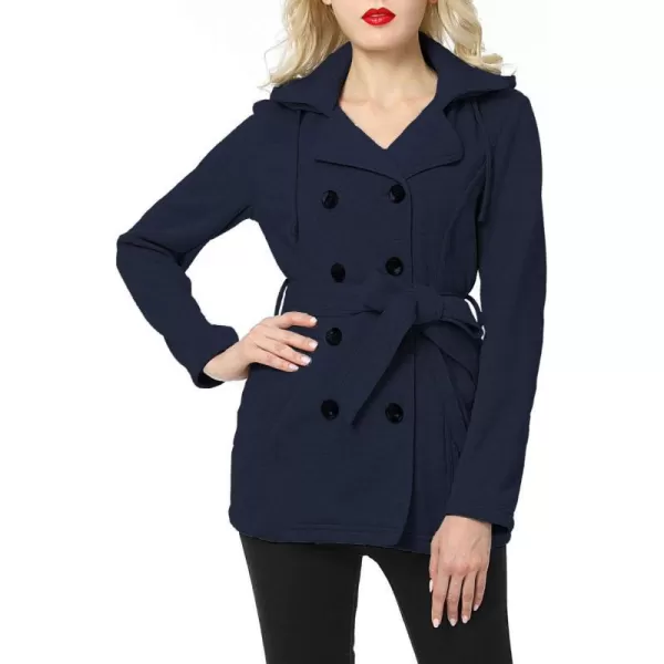 BGSD Women Belted Hooded Trench Coat XLargeBGSD Women Belted Hooded Trench Coat XLarge