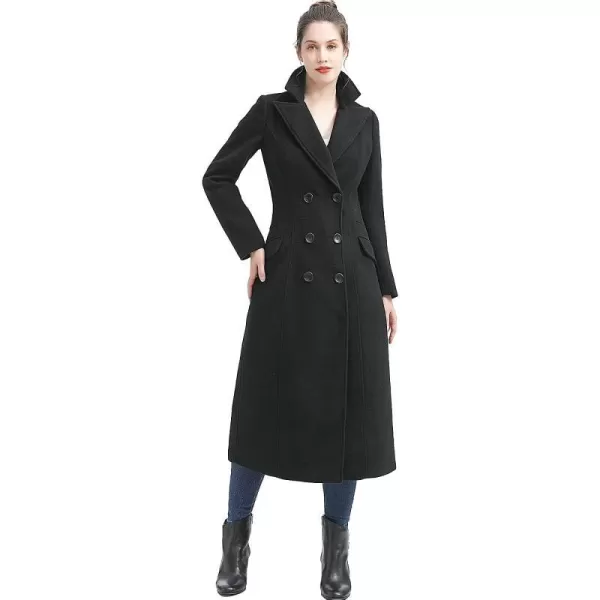 BGSD Women Fay Wool Walking Coat Regular amp Plus Size amp PetiteBlack