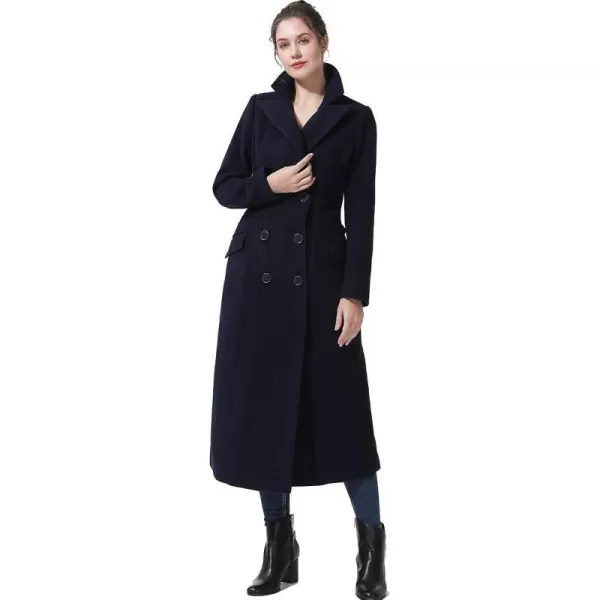 BGSD Women Fay Wool Walking Coat Regular amp Plus Size amp PetiteNavy